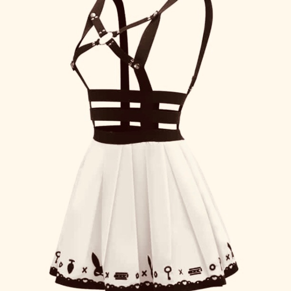 Bunny Lolita Kawaii Cosplay Babydoll Goth Dress - Picture 7 of 12